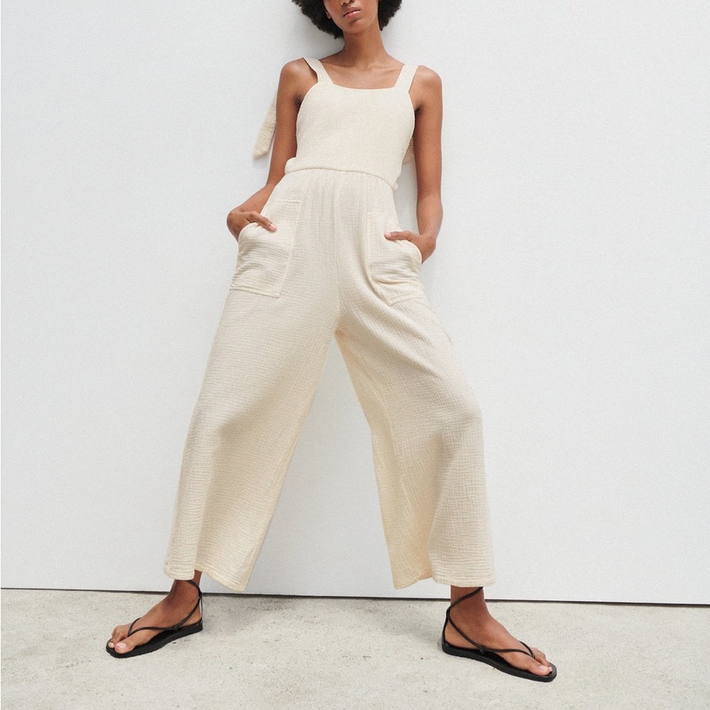 Zara wide leg cullote jumpsuit - Picture 2 of 2
